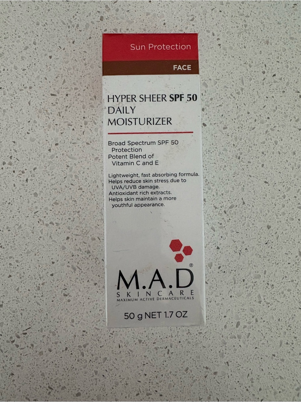 M.A.D. Skincare Hyper Sheer SPF 50 Daily Moisturizer